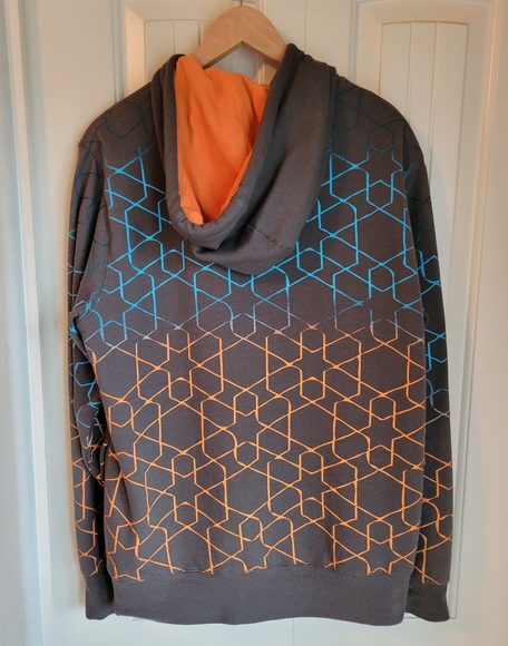 Amplify Men's Striped Zip Hoodie - Picture 4 of 4